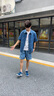 asics亞瑟士乒乓球鞋夏季新款防滑輕盈比賽訓練鞋耐磨透氣運動鞋 [亞瑟士]白色/藍色-1071A104-402 41.5 /260 曬單實拍圖