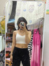 繪詩慧內(nèi)衣女夏季薄款2025年新款美背背心文胸一體外穿無鋼圈吊帶細肩帶 交叉露背吊帶 【白色】 均碼 曬單實拍圖