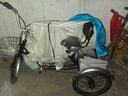PHILLIPS菲利普鋁合金三輪車自行車?yán)夏耆四_蹬代步輕便載貨成年人買菜休閑單車 雅黑【內(nèi)走線鋁架】20寸-7速 曬單實(shí)拍圖