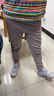 安德瑪（Under Armour）女童瑜伽褲休閑褲中大童緊身運動(dòng)褲251225179 鉛灰紫 150cm  曬單實(shí)拍圖