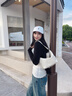 蔻一（Cnoles）蒲公英曉風(fēng)包hobo包女士小眾高級感斜挎托特包通勤腋下包白色 曬單實拍圖