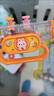 奇怪君嬰兒小喇叭兒童玩具嬰兒0-1歲可吹響0-3歲食品級可吸兒童玩具嗽叭 黃色萌兔款/送掛繩【可啃咬】 曬單實拍圖