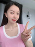 s925純銀愛(ài)心項(xiàng)鏈女ins小眾設(shè)計(jì)學(xué)院風(fēng)簡(jiǎn)約立體光面心形鎖骨鏈 立體光面愛(ài)心吊墜 925純銀白金色 曬單實(shí)拍圖