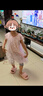 ASK JUNIOR女童暑假出游季兒童連衣裙夏裝公主裙娃娃領(lǐng)兒童裙子 100  花色  曬單實(shí)拍圖