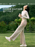 蕉下（beneunder）闊腿褲休閑褲子女士冰絲垂墜感寬松防曬運(yùn)動(dòng)長(zhǎng)褲透氣春夏款A(yù)L206 曬單實(shí)拍圖