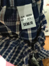森馬（Semir）休閑褲女肌理格子闊腿褲ins潮2025夏季復(fù)古遛彎長褲109325127012 曬單實(shí)拍圖