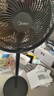 美的（Midea）【超級(jí)單品】七葉輕音立式電風(fēng)扇家用柔風(fēng)落地扇臺(tái)式桌面小型風(fēng)扇大風(fēng)量節(jié)能搖頭宿舍電扇 SAF30AB 曬單實(shí)拍圖