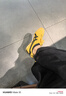 Onitsuka Tiger鬼塚虎男女款經(jīng)典復(fù)古黃色運(yùn)動休閑鞋MEXICO 66? 黃色 38 曬單實拍圖