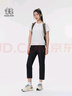 KOLON SPORT/可隆戶外軟殼褲 女子防潑水透濕修身版型微喇軟殼長(zhǎng)褲 LKLP5AN004-BK 黑色 S 160/70A 曬單實(shí)拍圖