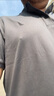 諾帝卡（NAUTICA）【單件直降】男裝春夏新款抗菌珠地親膚帶彈短袖Polo男KO4220 太空灰0FD L 曬單實拍圖