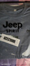 JEEP SPIRIT吉普短袖T恤男純棉夏季青年商務(wù)體恤衫男士圓領(lǐng)休閑百搭簡(jiǎn)約上衣 D01霧霾藍+鐵灰+卡其 XL (推薦120-135斤穿) 曬單實(shí)拍圖