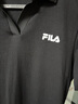 FILA 斐樂官方女子針織連衣裙時尚修身POLO領(lǐng)短袖裙子 正黑色-BK L (170) 88A 曬單實拍圖