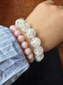 侗秘收藏級天然水晶手串玉石粉紅蛋白石粉澳寶粉潤手鏈送對象生日禮物 10mm粉潤粉澳寶收藏級 曬單實(shí)拍圖