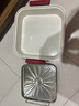 大宇（DAEWOO）【萬食電蒸鍋】加厚高硼玻璃 多功能燉蒸煮一體蒸汽鍋分體可拆洗煎烤涮火鍋不銹鋼S31紅色（標(biāo)配） 曬單實(shí)拍圖