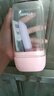 易旅旅行洗漱杯套裝 牙膏牙刷漱口杯三合一套裝便攜出差旅行 粉色 曬單實(shí)拍圖