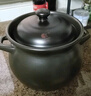 康舒（KANGSHU）砂鍋米線家用大容量耐高溫?zé)蹂伕蔁涣鸯覝侟S燜雞專用陶瓷沙鍋 純黑湯鍋(適合6-12人) 6500ml 曬單實(shí)拍圖