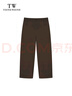 Teenie Weenie Men小熊男裝潮牌工裝風(fēng)休閑褲夏季寬松直筒長(zhǎng)褲TWGX 棕色 2XL 185 曬單實(shí)拍圖