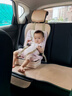 LNGA LANDGRE兒童安全帶寶寶便攜式汽車(chē)簡(jiǎn)易嬰兒車(chē)載0-4-12歲電動(dòng)車(chē)通用座椅 檸檬黃小號 (6個(gè)月到2歲) 曬單實(shí)拍圖