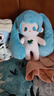 泰利奇初音未來棉花娃娃 miku20cm二次元同人周邊毛絨公仔節(jié)日禮物 初音未來豆豆蔥 20cm有骨裸娃 曬單實(shí)拍圖