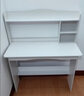 家具家用書桌書柜一體簡約臺式學(xué)生學(xué)習(xí)桌臥室梳妝臺置物柜電腦桌 【不帶柜門】暖白80CM 曬單實拍圖