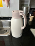象?。╖O JIRUSHI）保溫壺316L不銹鋼內(nèi)膽HL桌面居家用辦公保冷大容量熱水瓶暖水壺 【新款/316L】HL19C-磨砂白 1.9L 曬單實拍圖