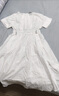 Teenie Weenie女裝夏季短袖法式優(yōu)雅時(shí)髦氣質(zhì)收腰連衣裙泡泡布 象牙白 S 曬單實(shí)拍圖