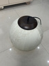 歐普簡(jiǎn)約中古奶油風(fēng)創(chuàng)意復(fù)古絲印花紋美學(xué)格可調(diào)節(jié)吊燈/餐廳吊燈 栗子-送9瓦E27三色光源 曬單實(shí)拍圖