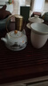 金鑲玉陶瓷茶壺 家用帶過濾提梁喝泡茶壺耐高溫燒水壺功夫茶具 日照松山 曬單實拍圖