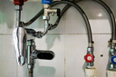 HOMK【德國】全銅主體電熱水器U型混水閥明裝浴室通用冷熱開關閥配件 特厚升級款【精銅主體】單混水閥 【5.5倍大出水】99%通用 曬單實拍圖
