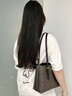 蔻馳（COACH）女包MOLLIE 25經(jīng)典老花拉鏈開(kāi)合女款托特包單肩斜挎包禮物送女友 CV965 IMXAQ 曬單實(shí)拍圖