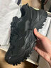 FILA FUSION 斐樂潮牌硬糖男鞋冬厚底增高鞋運動鞋黑色老爹鞋 車漆黑/黑-SB 41 曬單實拍圖