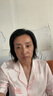 歐迪芬女士睡衣女夏季緞面涼感冰絲輕薄透氣可外穿家居服套裝粉色L 曬單實(shí)拍圖
