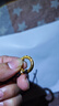 萬人搶正品純真沙金平安扣吊墜男女款一生所愛黃金色金箍項(xiàng)鏈送禮 平安順?biāo)?如意金箍+掛繩.) 4.872克(僅剩9個(gè)) 曬單實(shí)拍圖