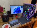 ROG月石 ACE L 9H鋼化玻璃 電競鼠標墊 涂層處理 大桌墊 超防滑橡膠底部  游戲鼠標墊 月石ACE 黑色 玻璃墊 曬單實(shí)拍圖