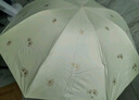 天堂 防紫外線晴雨傘三折 雨傘黑膠防曬太陽傘遮陽晴雨傘 鱷梨綠 曬單實拍圖
