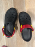 斯凱奇（Skechers）怪獸洞洞鞋男鞋秋季軟底泡泡鞋包頭涼鞋外穿243311 曬單實(shí)拍圖