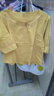 雅蘭褀國風(fēng)棉麻短袖t恤上衣女夏季新款高端復古寬松大碼刺繡薄款襯衫女 黃色 M 建議85-105斤 曬單實(shí)拍圖