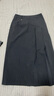 ELAND衣戀半身裙女收腰防曬西裝裙24夏新款 深灰色(17)D/Grey S 160 曬單實(shí)拍圖