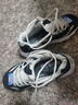 斯凱奇（Skechers）女鞋蕾絲熊貓鞋厚底增高百搭休閑運動經(jīng)典復(fù)古老爹鞋11959 黑色/白色/BKW 36.5 曬單實拍圖