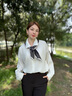 瑪麗亞·古琦（MARJA KURKI）真絲絲巾女士禮盒裝 中方巾絲巾送長(zhǎng)輩桑蠶絲圍巾絲綢禮物 黑色 曬單實(shí)拍圖