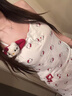 藍彩何吊帶睡衣女夏季2025新款kitty純欲甜美風(fēng)少女可外穿家居服兩件套 Kitty居家服套裝丨吊帶+短褲 L （適合100-115斤） 曬單實拍圖