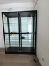 三箭展示柜樂高玩具模型手辦玻璃紅酒展柜榮譽透明防塵可定制可裝燈帶 【五層】長155寬40高200cm(雙門) 【黑色】含燈帶(包安裝) 曬單實拍圖