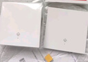 國際電工無線遙控智能雙控免布線面板家用遠程220v臥室隨意貼開關(guān) 一開主機開關(guān)1個+一開隨意貼1個 曬單實拍圖