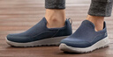 斯凱奇（SKECHERS）七夕禮物男鞋夏季透氣一腳蹬健步鞋軟底休閑運動鞋54626 曬單實拍圖