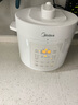美的電高壓鍋家用0涂層不銹鋼內(nèi)膽電壓力鍋3-4-5人 自動(dòng)排氣IH加熱高壓電飯鍋電飯煲壓力鍋5升雙內(nèi)膽 【0涂層鋼釜】白色金屬機(jī)身 5L 曬單實(shí)拍圖