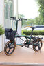 KaFeiDi A9 pro max碳纖維超輕7.8kg便攜小布三折疊自行車(chē)一體成型碳三刀 復古郵政綠黑配/M把 9速 16英寸 曬單實(shí)拍圖