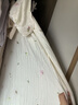 飛鳥和新酒【萊賽爾】短袖繡花連衣裙女2025夏季新款中長款寬松裙 滿幅圖案淡黃HPF01 M 曬單實(shí)拍圖
