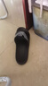 ARMANI/阿瑪尼 EA 男士時(shí)尚大鷹標(biāo)LOGO休閑舒適一字拖鞋 XVPS11 XR273 黑色 K485 40 曬單實(shí)拍圖