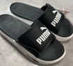 彪馬（PUMA）拖鞋男女同款夏季款運(yùn)動涼拖一字拖沙灘鞋395421-02  黑 43 曬單實(shí)拍圖