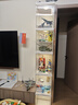 蔻絲透明手辦柜帶燈樂(lè)高手辦展示柜家用高達(dá)展示架收納盒展示盒展示柜 射燈款-1列10層-配5層板-白 曬單實(shí)拍圖